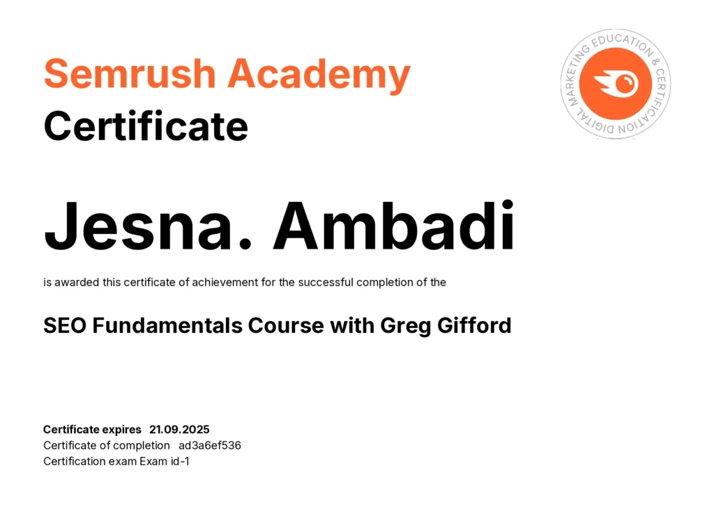 ambadi best freelance digital marketer in malappuram